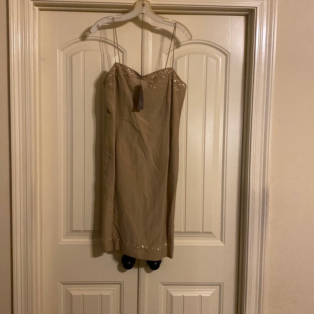 Sigrid Olsen silk/linen lined dress.